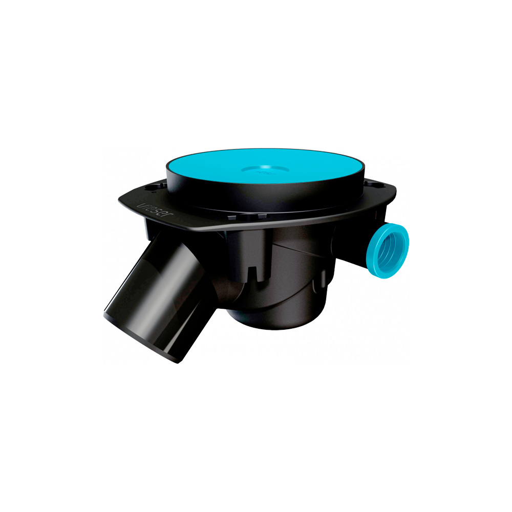 Vieser One floor drain 45° DN75 3x32/40