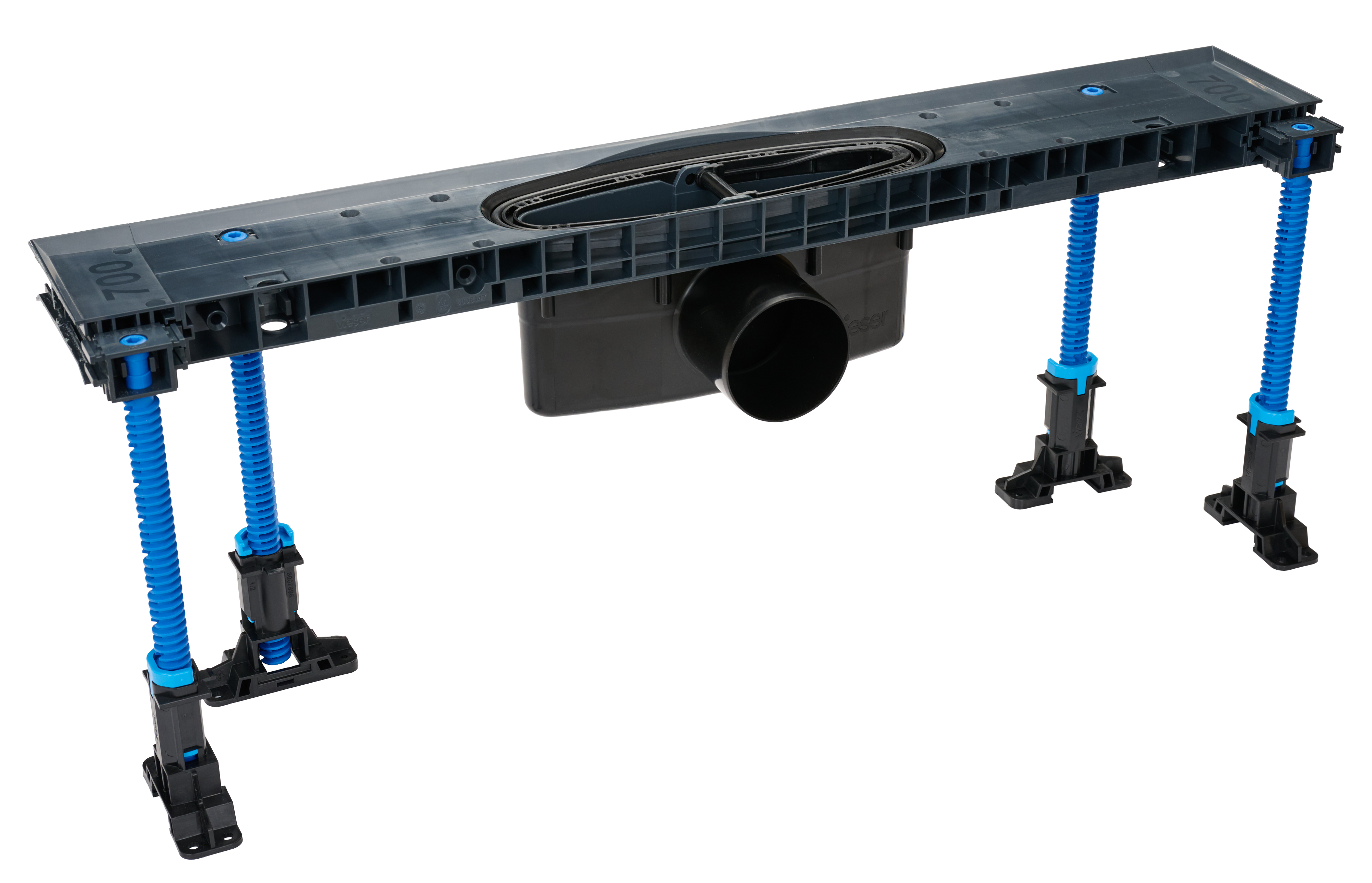Vieser Kaita vaakakaivo DN75 ja asennuslevy 700, 800, 900