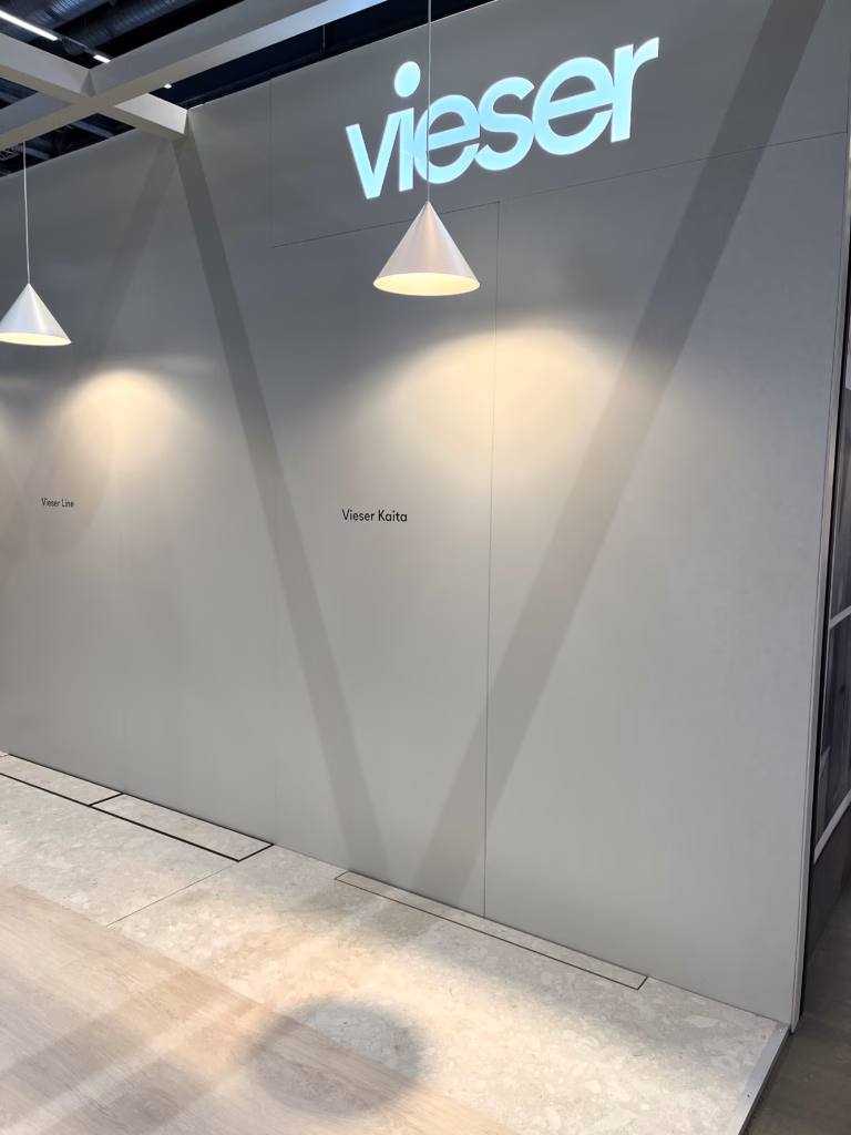 Kaita-linjalattiakaivo on Vieserin uusin innovaatio